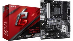 Mainboard|ASROCK|AMD B550|SAM4|ATX|2xPCI-Express 3.0 1x|1xPCI-Express 3.0 4x|2xM.2|1xPCI-Express 4.0 16x|Memory DDR4|Memory slots 4|1xHDMI|2xAudio-In|1xAudio-Out|6xUSB 3.2|1xPS/2|1xRJ45|B550PHANTOMGAMING4