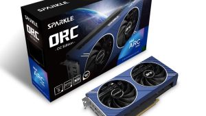 Graphics Card|SPARKLE|Intel Arc A580|8 GB|GDDR6|256 bit|PCIE 4.0 16x|Dual Slot Fansink|1xHDMI|3xDisplayPort|SA580C-8GOC