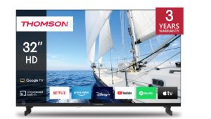 TV Set|THOMSON|32"|Smart/HD|1366x768|Wireless LAN|Bluetooth|Google TV|Black|32HG2S14