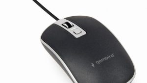 MOUSE USB OPTICAL BLACK/SILVER/MUS-4B-06-BS GEMBIRD