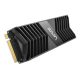 SSD|LEXAR|NM800PRO|512GB|Heatsink M.2|PCIe Gen4|NVMe|3D TLC|Write speed 3500 MBytes/sec|Read speed 7450 MBytes/sec|TBW 500 TB|MTBF 1500000 hours|LNM800P512G-RN8NG