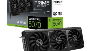 Graphics Card|ASUS|NVIDIA GeForce RTX 5070|12 GB|GDDR7|192 bit|PCIE 5.0 16x|Triple slot Fansink|1xHDMI|3xDisplayPort|PRIME-RTX5070-O12G