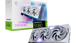 Graphics Card|MSI|NVIDIA GeForce RTX 5080|16 GB|GDDR7|256 bit|PCIE 5.0 16x|Dual Slot Fansink|1xHDMI|3xDisplayPort|508016GGAMTRIOOCWHI