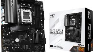 Mainboard|ASROCK|AMD B850|SAM5|ATX|Memory DDR5|Memory slots 4|1xPCI-Express 4.0 16x|1xPCI-Express 5.0 16x|1xM.2|1xHDMI|1xAudio-In|1xAudio-Out|1xMicrophone|6xUSB 2.0|4xUSB 3.2|2xUSB-C|1xRJ45|B850PRO-A
