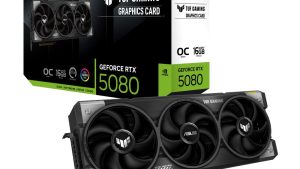 Graphics Card|ASUS|NVIDIA GeForce RTX 5080|16 GB|GDDR7|256 bit|PCIE 5.0 16x|Triple slot Fansink|2xHDMI|3xDisplayPort|TUF-RTX5080-O16G-GAMING