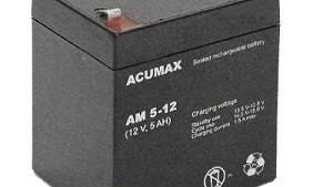 BATTERY 12V 5AH VRLA/AM5-12T2 ACUMAX EMU