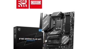 Mainboard|MSI|Intel B760 Express|LGA1700|ATX|Memory DDR5|Memory slots 4|5xPCI-Express 16x|2xM.2|1xHDMI|1xDisplayPort|2xUSB 2.0|2xUSB 3.2|1xUSB-C|1xPS/2|1xOptical S/PDIF|1xRJ45|5xAudio port|B760GAMINGPLUSWIFI