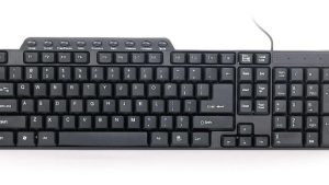 KEYBOARD MULTIMEDIA USB ENG/BLACK KB-UM-104 GEMBIRD