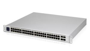 Switch|UBIQUITI|USW-48-POE|Type L2|Rack|48x10Base-T / 100Base-TX / 1000Base-T|4xSFP|PoE ports 32|195 Watts|USW-48-POE