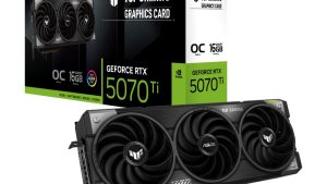 Graphics Card|ASUS|NVIDIA GeForce RTX 5070 Ti|16 GB|GDDR7|256 bit|PCIE 5.0 16x|Triple slot Fansink|2xHDMI|2xDisplayPort|TUF-RTX5070TI-O16G-GAMING