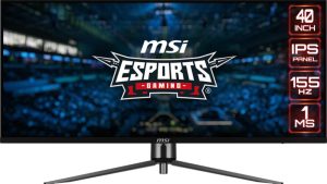 LCD Monitor|MSI|MAG401QR|40"|Gaming/21 : 9|Panel IPS|3440x1440|21:9|155Hz|Matte|1 ms|Tilt|Colour Black|MAG401QR