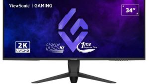 LCD Monitor|VIEWSONIC|34"|Gaming/21 : 9|Panel VA|3440x1440|21:9|165 Hz|Matte|1 ms|Swivel|Height adjustable|Tilt|Colour Black|VX3480-2K-PRO