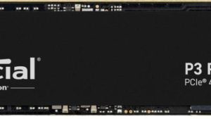 SSD|CRUCIAL|P3 Plus|1TB|M.2|PCIE|NVMe|3D NAND|Write speed 3600 MBytes/sec|Read speed 5000 MBytes/sec|TBW 220 TB|MTBF 1500000 hours|CT1000P3PSSD8