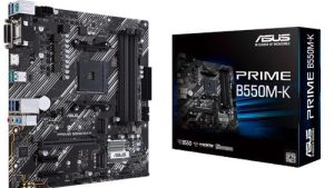 Mainboard|ASUS|AMD B550|SAM4|MicroATX|2xPCI-Express 3.0 1x|2xM.2|1xPCI-Express 4.0 16x|Memory DDR4|Memory slots 4|1x15pin D-sub|1xDVI|1xHDMI|6xUSB 3.2|1xPS/2|1xRJ45|3xAudio port|PRIMEB550M-K