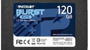 SSD|PATRIOT|Burst Elite|120GB|SATA 3.0|3D NAND|Write speed 320 MBytes/sec|Read speed 450 MBytes/sec|2,5"|TBW 50 TB|PBE120GS25SSDR