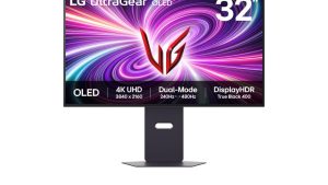 Monitor|LG|32GS95UV-B|32"|Gaming/4K|Panel OLED|3840x2160|16:9|240 Hz|Matte|0.03 ms|Speakers|Swivel|Pivot|Height adjustable|Tilt|32GS95UV-B