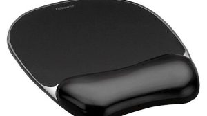 MOUSE PAD CRYSTAL GEL/BLACK 9112101 FELLOWES
