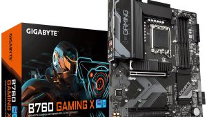 Mainboard|GIGABYTE|Intel B760 Express|LGA1700|ATX|Memory DDR5|Memory slots 4|2xPCI-Express 3.0 16x|1xPCI-Express 4.0 16x|3xM.2|1xHDMI|1xDisplayPort|5xUSB 2.0|2xUSB 3.2|1xUSB-C|1xRJ45|6xAudio port|B760GAMINGX