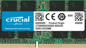 NB MEMORY 8GB PC25600 DDR4/SO CT8G4SFRA32A CRUCIAL