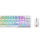 KEYBOARD +MOUSE/VIGOR GK30 COMBO WHITE US MSI