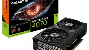 Graphics Card|GIGABYTE|NVIDIA GeForce RTX 4070|12 GB|GDDR6|192 bit|PCIE 4.0 16x|GPU 2490 MHz|Dual Slot Fansink|1xHDMI|3xDisplayPort|GV-N4070WF2OCV2-12GD