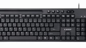 KEYBOARD MULTIMEDIA USB ENG/BLACK KB-UM-108 GEMBIRD