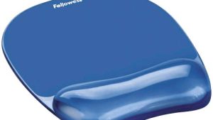 MOUSE PAD CRYSTAL GEL/BLUE 9114120 FELLOWES