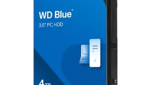 HDD|WESTERN DIGITAL|Blue|4TB|SATA|256 MB|5400 rpm|3,5"|WD40EZAX
