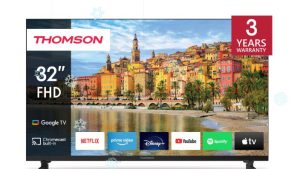 TV Set|THOMSON|32"|Smart/FHD|1920x1080|Wireless LAN|Bluetooth|Google TV|Black|32FG2S14