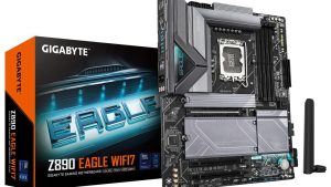 Mainboard|GIGABYTE|Intel Z890|LGA1851|ATX|Memory DDR5|Memory slots 4|2xPCI-Express 4.0 4x	|1xPCI-Express 5.0 16x|4xM.2|1xDisplayPort|4xUSB 2.0|5xUSB 3.2|1xUSB-C|1xRJ45|3xAudio port|Z890EAGLEWIFI7