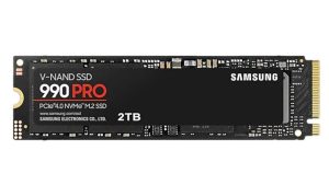 SSD|SAMSUNG|990 PRO|2TB|M.2|PCIE|NVMe|MLC|Write speed 6900 MBytes/sec|Read speed 7450 MBytes/sec|2.3mm|TBW 1200 TB|MTBF 1500000 hours|MZ-V9P2T0BW