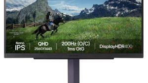 LCD Monitor|LG|27"|Panel IPS|2560x1440|16:9|180Hz|1 ms|Pivot|Height adjustable|Tilt|Colour Black|27GS85Q-B