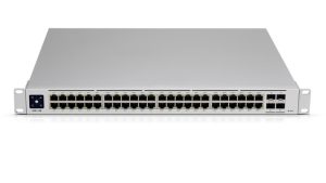 Switch|UBIQUITI|USW-PRO-48-POE|Type L3|Rack|48x10Base-T / 100Base-TX / 1000Base-T|4xSFP|PoE+ ports 48|600 Watts|USW-PRO-48-POE