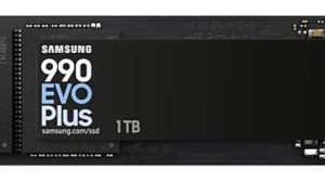 SSD|SAMSUNG|990 EVO Plus|1TB|M.2|PCIe Gen5|NVMe|TLC|Write speed 6300 MBytes/sec|Read speed 7150 MBytes/sec|2.38mm|TBW 1200 TB|MZ-V9S1T0BW