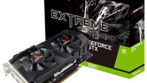 Graphics Card|BIOSTAR|NVIDIA GeForce GTX 1050 TI|4 GB|GDDR5|128 bit|PCIE 3.0 16x|Memory 7008 MHz|GPU 1291 MHz|Dual Slot Fansink|1xDVI-D|1xHDMI|1xDisplayPort|VN1055TF41