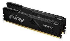 MEMORY DIMM 16GB PC25600 DDR4/KIT2 KF432C16BBK2/16 KINGSTON