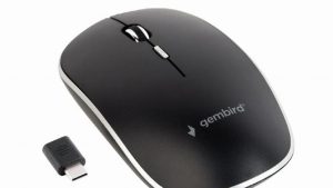 MOUSE USB-C OPTICAL WRL BLACK/SILENT MUSW-4BSC-01 GEMBIRD