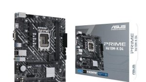 Mainboard|ASUS|Intel H610|LGA1700|MicroATX|Memory DDR4|Memory slots 2|1xPCI-Express 3.0 1x|1xPCI-Express 4.0 16x|1xM.2|1x15pin D-sub|1xHDMI|2xAudio-In|1xAudio-Out|4xUSB 2.0|2xUSB 3.2|1xPS/2|1xRJ45|PRIMEH610M-KD4