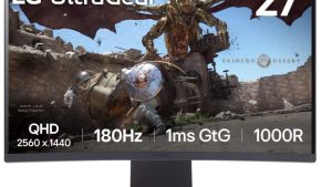 LCD Monitor|LG|27GS60QC-B|27"|Gaming/Curved|Panel VA|2560x1440|16:9|180 Hz|Matte|1 ms|Tilt|Colour Black|27GS60QC-B