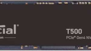 SSD|CRUCIAL|T500|500GB|M.2|PCIe Gen4|NVMe|3D NAND|Write speed 5700 MBytes/sec|Read speed 7200 MBytes/sec|TBW 300 TB|CT500T500SSD8