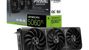 Graphics Card|ASUS|NVIDIA GeForce RTX 5060 Ti|8 GB|GDDR7|128 bit|PCIE 5.0 16x|Triple slot Fansink|1xHDMI|3xDisplayPort|PRIME-RTX5060TI-O8G