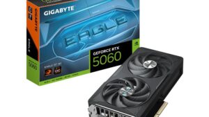 Graphics Card|GIGABYTE|NVIDIA GeForce RTX 5060|8 GB|GDDR7|128 bit|PCIE 5.0 16x|GPU 2550 MHz|Dual Slot Fansink|1xHDMI|3xDisplayPort|GV-N5060EAGLEOC-8GD