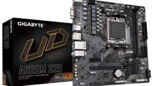 Mainboard|GIGABYTE|AMD A620|SAM5|Micro-ATX|Memory DDR5|Memory slots 2|1xPCI-Express 3.0 1x|1xPCI-Express 4.0 16x|1xM.2|1x15pin D-sub|1xHDMI|1xDisplayPort|4xUSB 2.0|2xUSB 3.2|1xPS/2|1xRJ45|3xAudio port|A620MS2H1.2