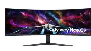 LCD Monitor|SAMSUNG|57"|Gaming/Curved|Swivel|Height adjustable|Tilt|Matte|Panel VA|7680x2160|32:9|240Hz|1 ms|Speakers|Colour Black / White|LS57CG952NUXEN