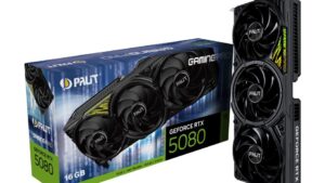Graphics Card|PALIT|NVIDIA GeForce RTX 5080|16 GB|GDDR7|256 bit|PCIE 5.0 16x|Triple slot Fansink|1xHDMI|3xDisplayPort|NE75080019T2-GB2031Y