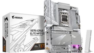Mainboard|GIGABYTE|AMD X870|SAM5|ATX|Memory DDR5|Memory slots 4|1xPCI-Express 3.0 2x|1xPCI-Express 4.0 4x	|1xPCI-Express 5.0 16x|4xM.2|1xHDMI|4xUSB 2.0|6xUSB 3.2|2xUSB-C|1xOptical S/PDIF|1xRJ45|2xAudio port|X870EAELITEWF7ICE1.2