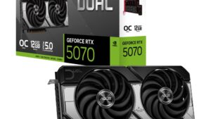 Graphics Card|ASUS|NVIDIA GeForce RTX 5070|12 GB|GDDR7|192 bit|PCIE 5.0 16x|Dual Slot Fansink|1xHDMI|3xDisplayPort|DUAL-RTX5070-O12G