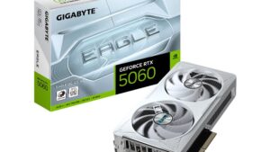 Graphics Card|GIGABYTE|NVIDIA GeForce RTX 5060|8 GB|GDDR7|128 bit|PCIE 5.0 16x|GPU 2550 MHz|Dual Slot Fansink|1xHDMI|3xDisplayPort|GV-N5060EAGLEOCICE-8GD