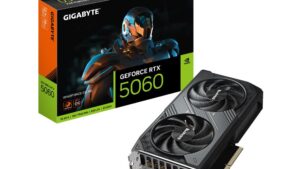 Graphics Card|GIGABYTE|NVIDIA GeForce RTX 5060|8 GB|GDDR7|128 bit|PCIE 5.0 16x|GPU 2512 MHz|1xHDMI|3xDisplayPort|GV-N5060WF2OC-8GD