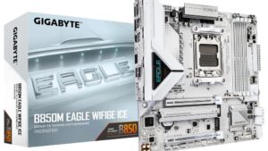 Mainboard|GIGABYTE|AMD B850|SAM5|Micro-ATX|Memory DDR5|Memory slots 4|B850MEAGLEWF6EICE